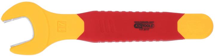 Actual product image KS Tools Insulated open-end spanner, 17 mm ( 117.5117 ) (17 mm)