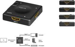 Produktbild LogiLink Switch HDMI 3x1-Port, 1080p