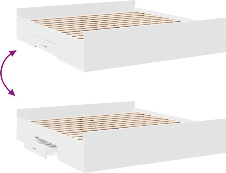 Produktbild VidaXL Bettgestell mit Schubladen (200 x 200 cm)