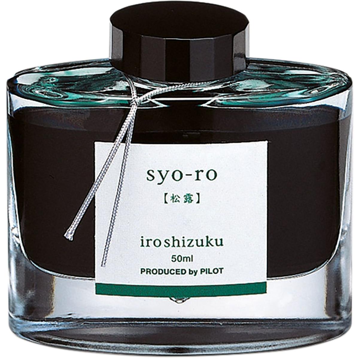 Pilot, Ersatzpatrone, Iroshizuku Tinte 50ml - SYO-RO (Tintenfass, Grün)