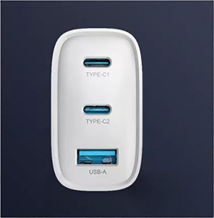Actual product image Devia TFCHARGE052 Netzteil (65 W, 3 ports)