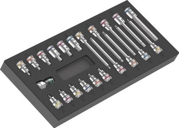 Actual product image Wera 9723 Foam insert Zyklop B bit socket set 1 (10 mm)