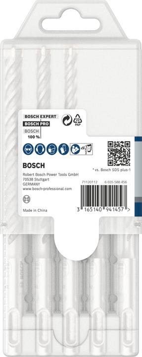 Actual product image Bosch Professional Zubehör PRO SDS plus-5X hammer drill bit set, 5.5/6/7/8/10 mm, 5 pcs. (5.5, 6.0, 7.0, 8.0, 10.00 millimetres)