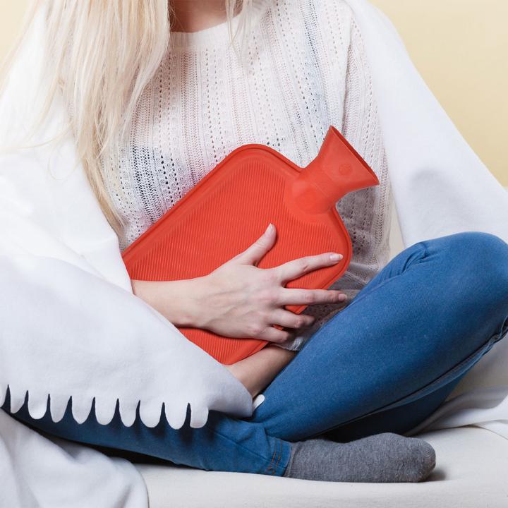 Actual product image HI Set of 2 hot water bottles made of natural rubber, 2.0 litres (2 l, Bed flask without cover)