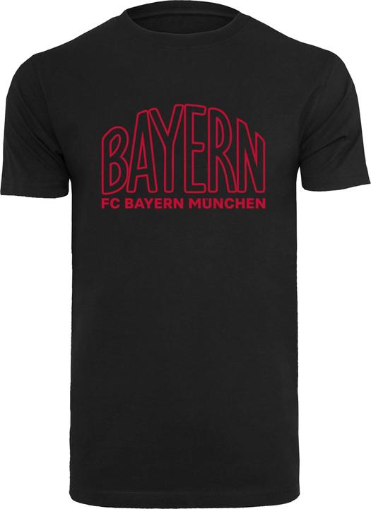Image du produit FC Bayern München Logo Outlines Red T-Shirt Round Neck - 115113 (L)