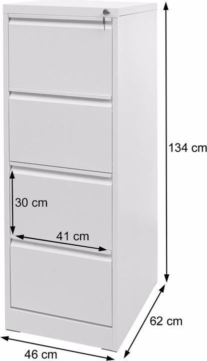 Produktbild Jamb Hängeregisterschrank (134 x 46 x 62 cm)