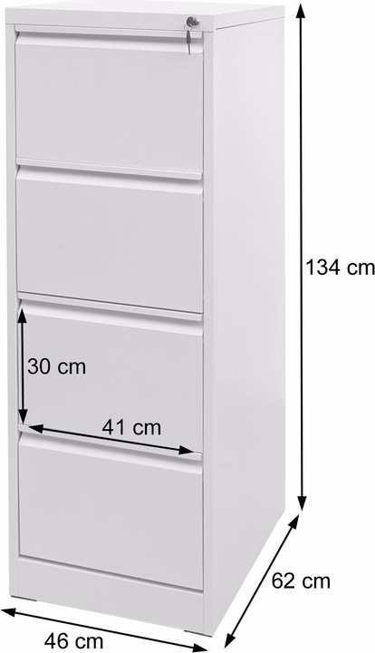 Produktbild Jamb Hängeregisterschrank abschliessbar (134 x 46 x 62 cm)