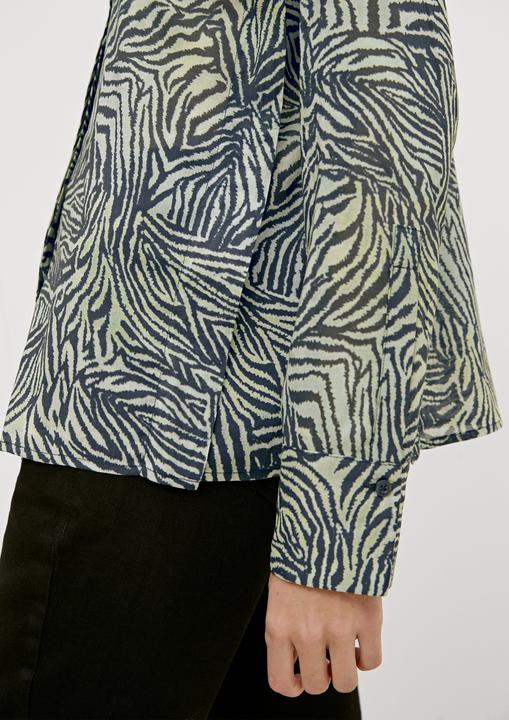 Produktbild Comma Bluse Hemdbluse mit Allover-Muster (44)
