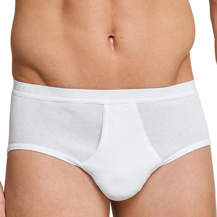 Immagine prodotto Schiesser Confezione da 4 pezzi di Original Classics, slip sportivi a costine sottili con cavallo (3XL, confezione da 4)