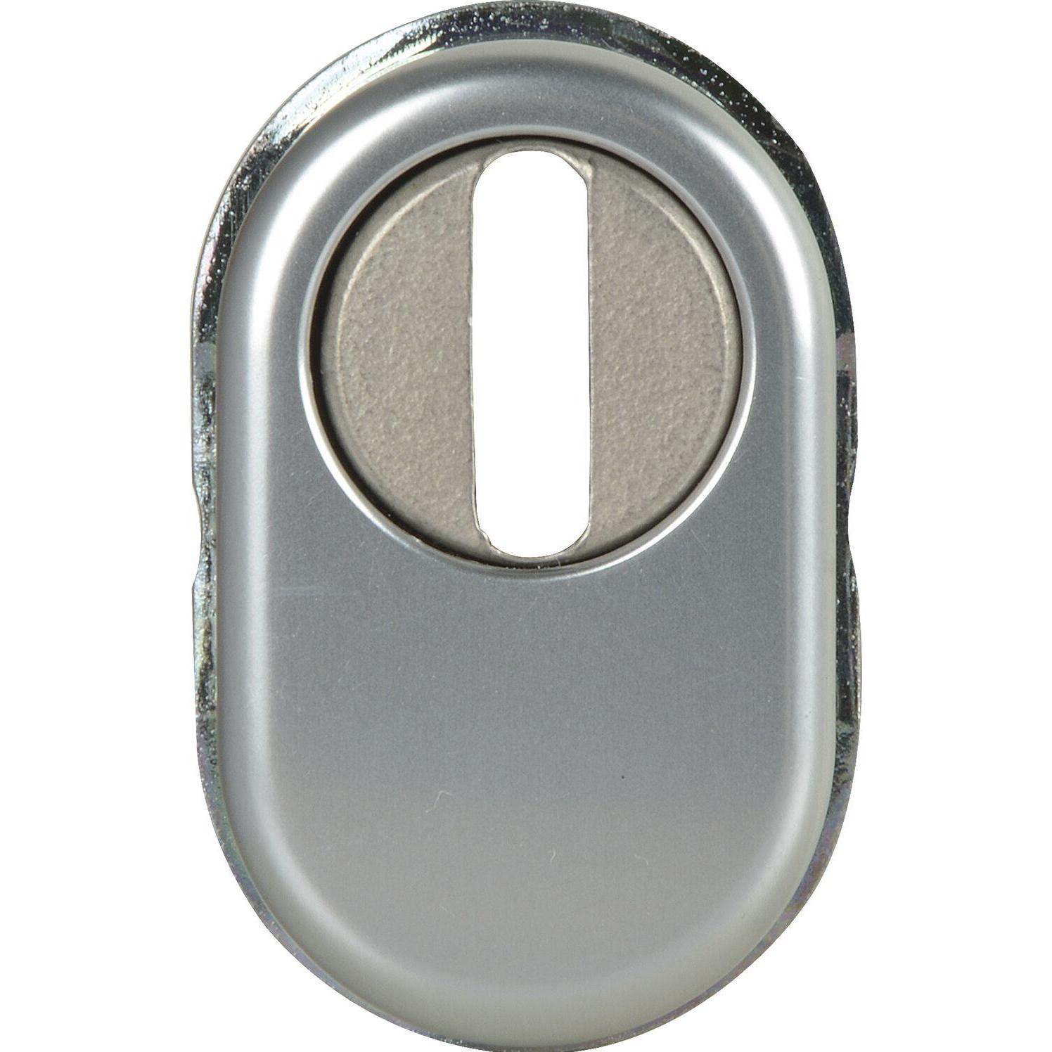 Hoppe, Türgriff + Fenstergriff, Kernziehschutz Ersatzeinsatz, Aluminium silber eloxiert (Türgarnitur)