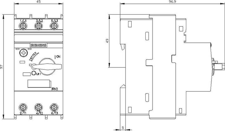 Produktbild Siemens SIEM Leistungsschalter