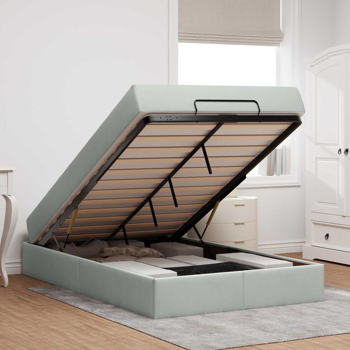 Actual product image vidaXL Modernes Bett (140 x 190 cm)