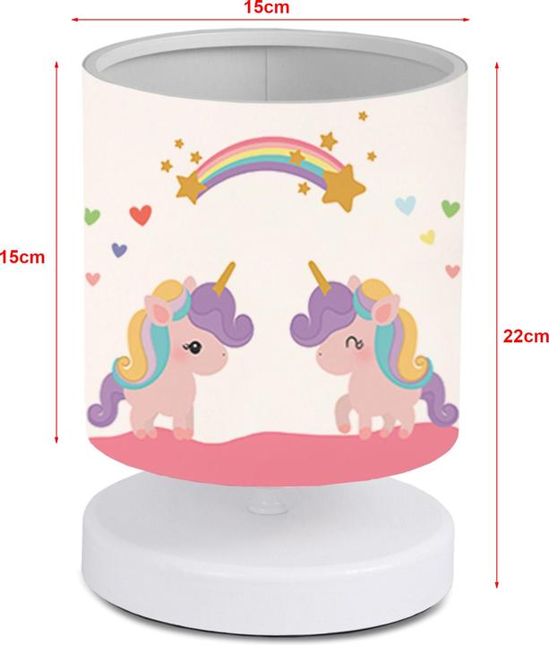 Produktbild Lux.Pro Tischleuchte Maidstone Ex14 Einhorn-Motiv