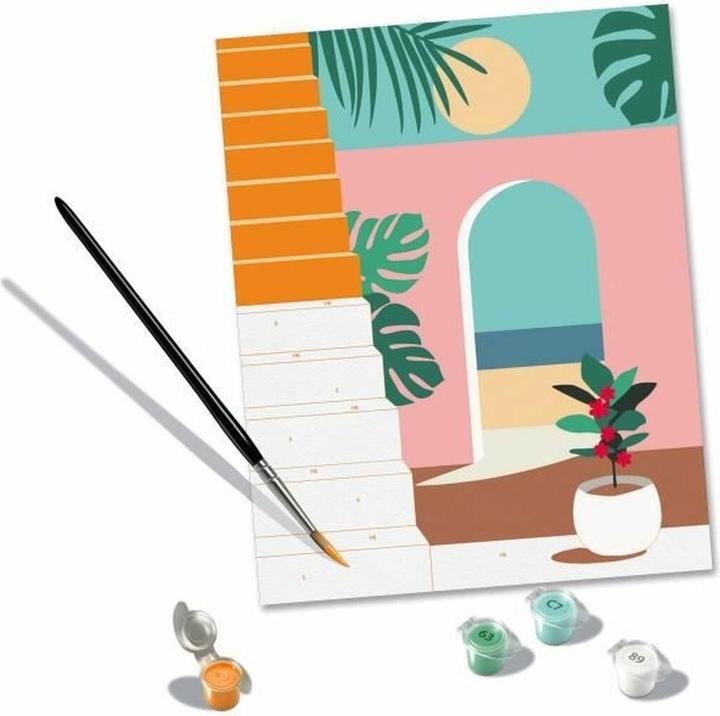 Immagine prodotto Ravensburger CreArt - Dipingere con i numeri 25524 - Modalità vacanza - da 12 anni per principianti