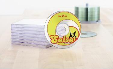 Produktbild TopStick TOP STICK CD/DVD-Etiketten, Durchmesser: 117 mm, weiá
