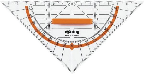 Produktbild Rotring Centro Geo-Dreieck mit Griff (16 cm)
