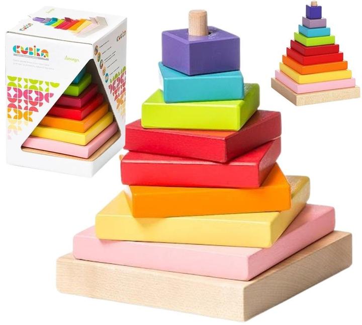 Actual product image Cubika Stacking wooden pyramid