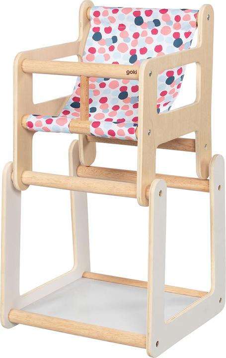 Goki Puppenhochstuhl mit Tisch, 2in1