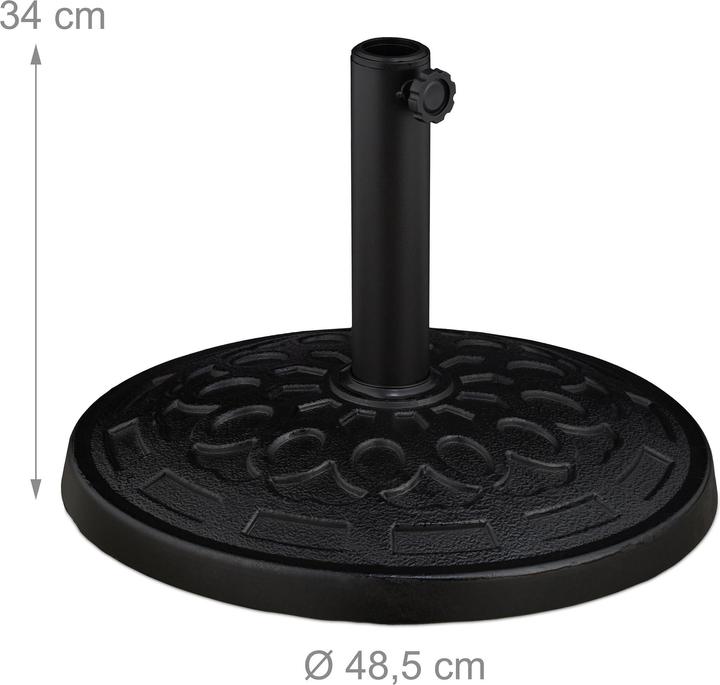Image du produit Relaxdays Pied de parasol