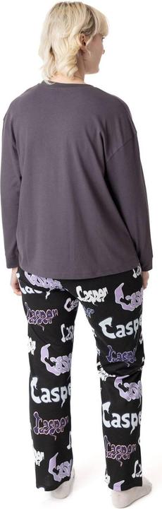 Actual product image Casper the friendly ghost Womens/Ladies Character Long-Sleeved Long Pyjama Set (L)
