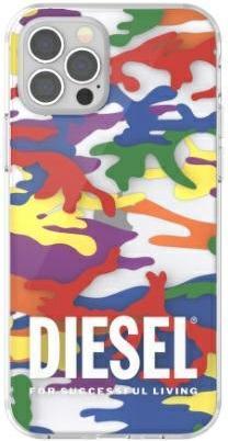 Actual product image Diesel Clear Case Pride Camo AOP iPhone 12/12 Pro multicolour/colorful 44332 (Apple iPhone 12)