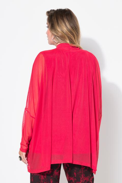 Actual product image Miamoda Bluse, oversized, Mesh, Glitzersteinchen, Top (54)