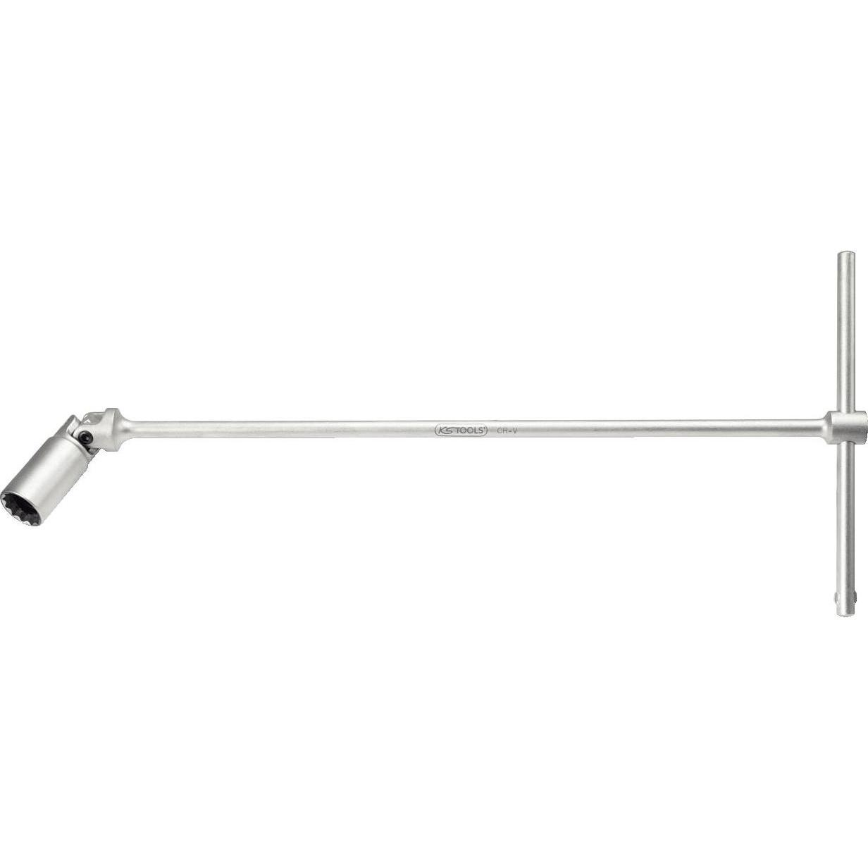 KS Tools, Schraubenschlüssel, T-Griff Zündkerzenschlüssel. 18mm 517.1133 (18 mm)