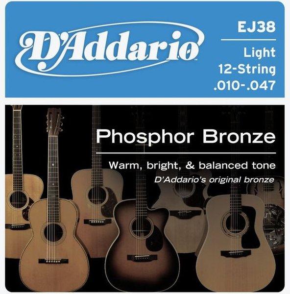 Actual product image D'Addario Ej38 (12x, Guitar, 0.05")