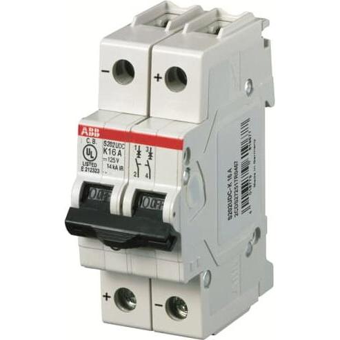 ABB, Schutzschalter, S202UDC-K8 Sicherungsautomat K-Char., 14 2CDS272517R0407