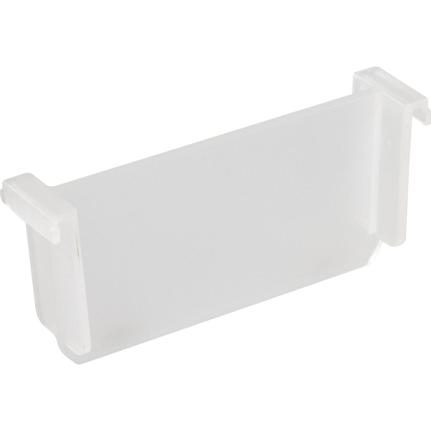 Ninka Cuisio Querteiler für Besteckeinsatz 100er Schale, KS transparent weiss, Besteckkasten, Weiss