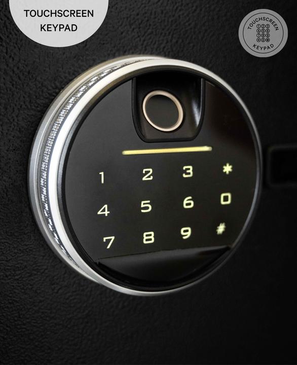 Actual product image Paladin Weapons safe with fingerprint scanner