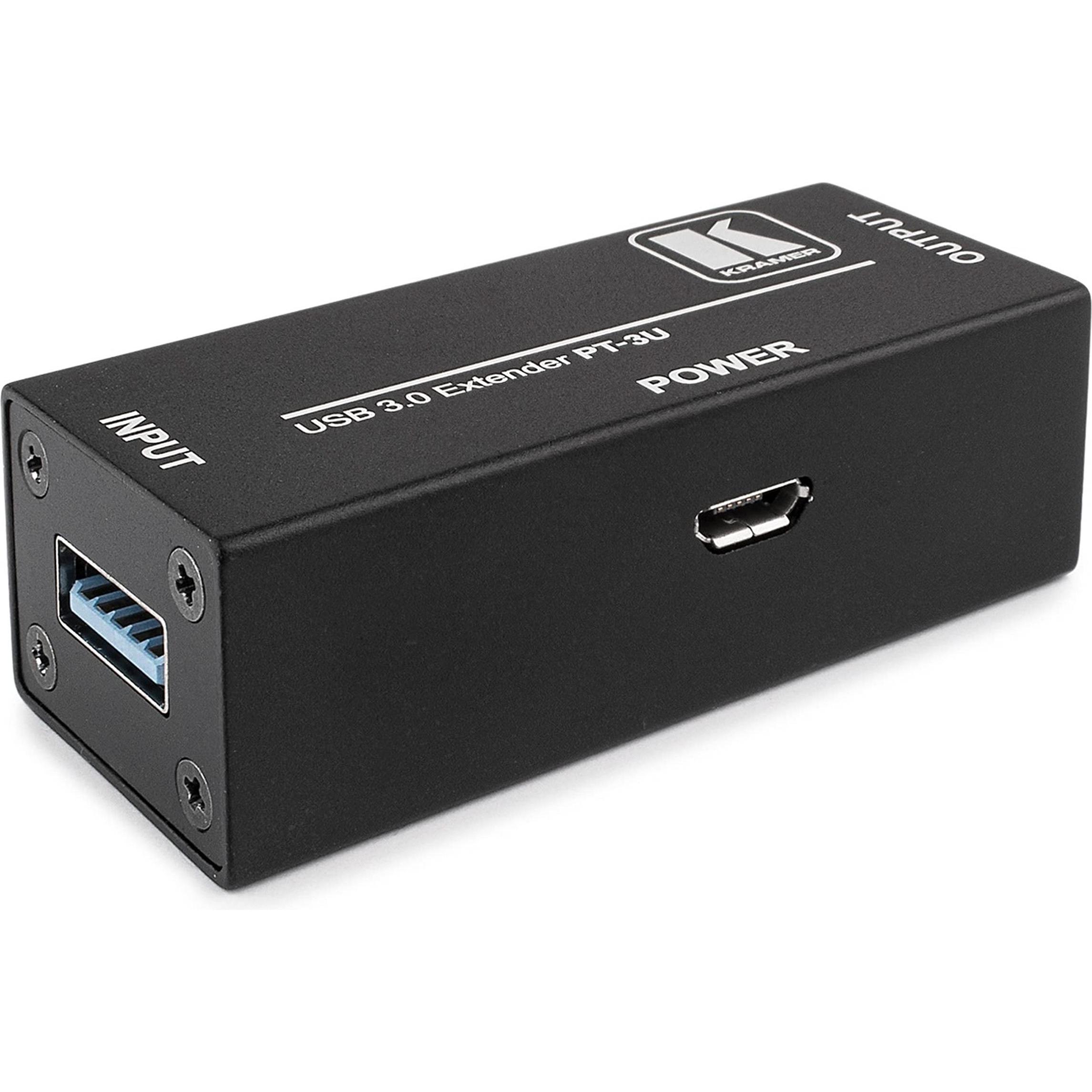 Kramer PT-3U - Active USB 3.0 Extender, Audio Adapter, Schwarz
