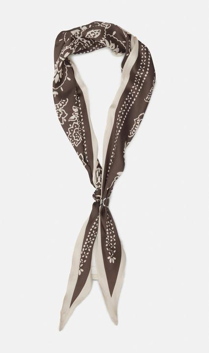 Immagine prodotto Comma Bedrucktes Artwork-Seiden-Mix-Tuch mit Schnallendetail