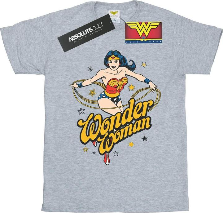 Immagine prodotto Wonder Woman Stars Maglietta Ragazze (140, 146)