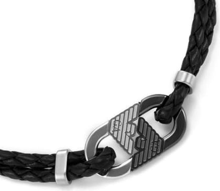 Immagine prodotto Emporio Armani Armband (20.80 cm, Acciaio inossidabile, Cuoio)