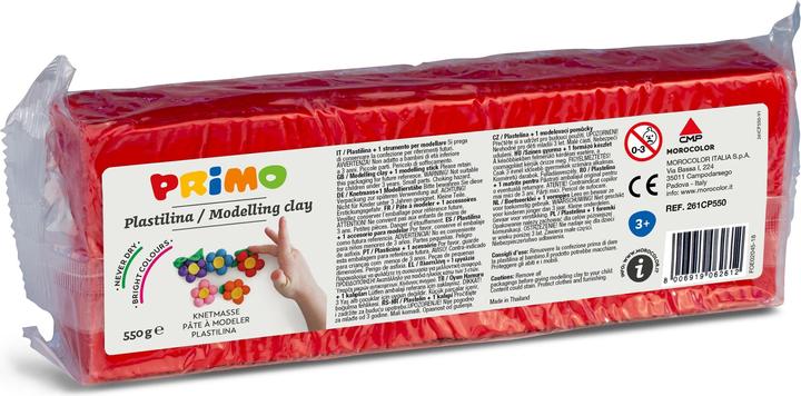 Produktbild Primo Knetmasse 550 g, Rot