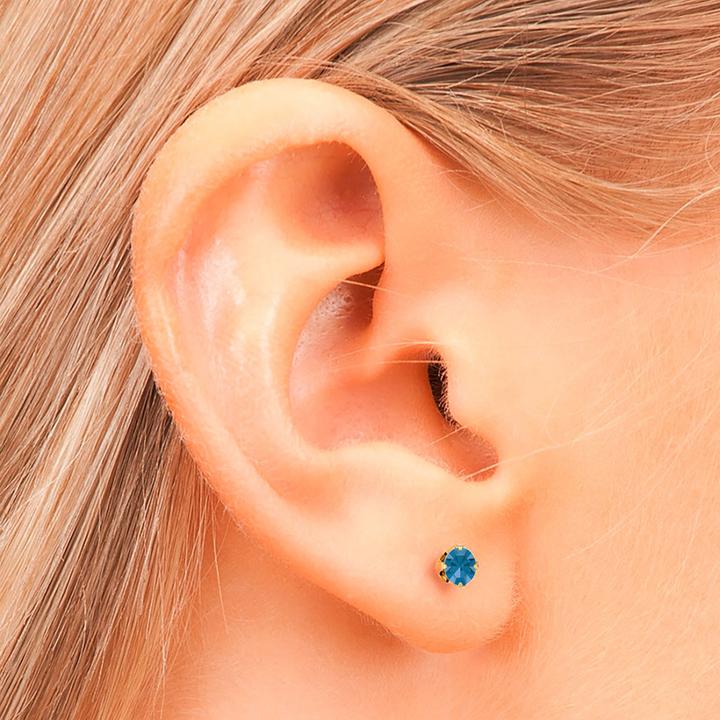 Produktbild Studex Sensitive Ohrstecker Tiffany Saphir 5 mm (Edelstahl)