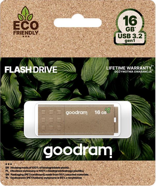 Produktbild Goodram UME3 USB 3.0 16GB Eco Friendly (16 GB, USB-A)
