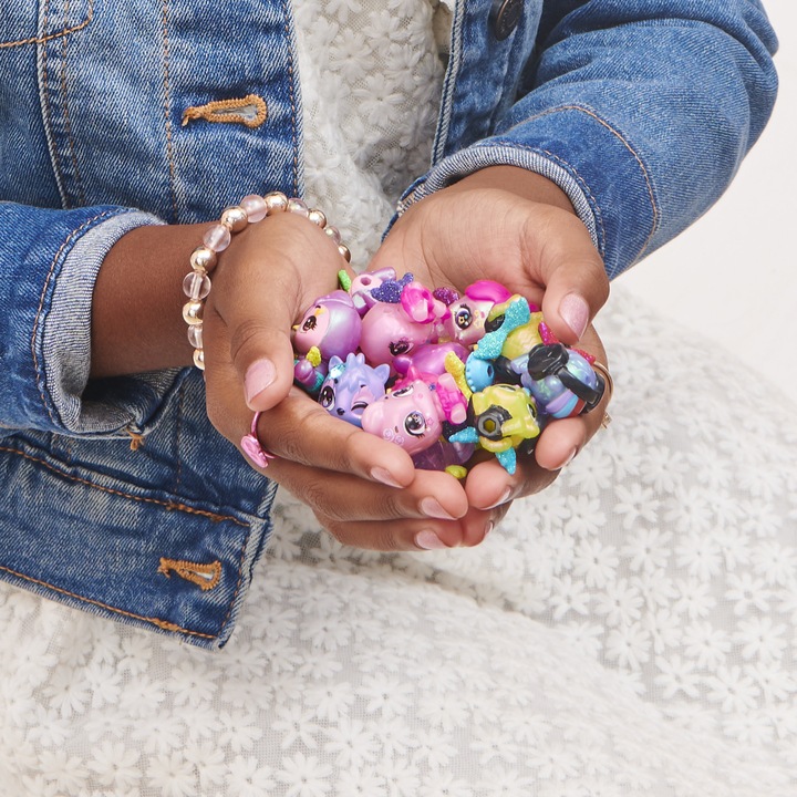 Actual product image Hatchimals CollEGGtibles Shimmer Babies egg carton with 12 collectible figures
