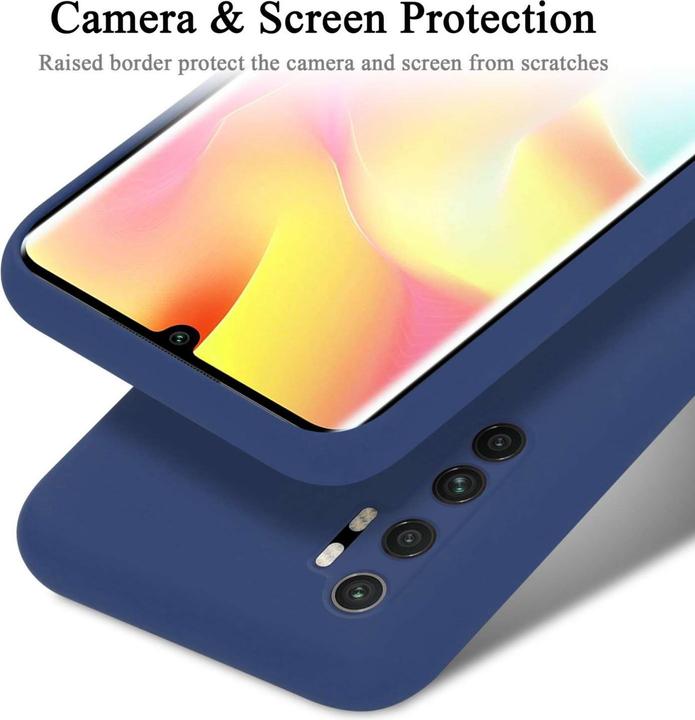 Actual product image Cadorabo Bumper Case for Xiaomi Mi NOTE 10 LITE TPU Liquid Silicone Cover for Xiaomi Mi NOTE 10 LITE (Mi Note 10 Lite)