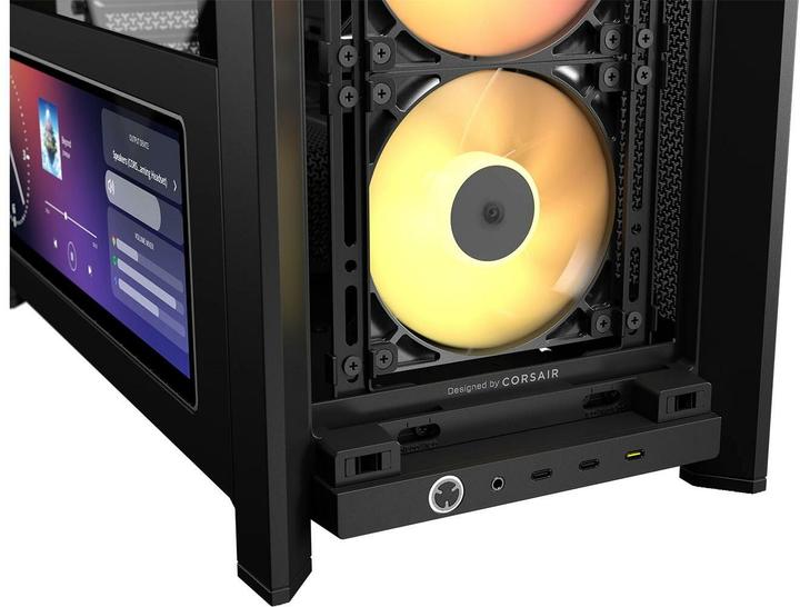 Produktbild Corsair 4000D FRAME LCD RS ARGB BLK CASE (ATX, E-ATX, Micro ATX (mATX), Mini-ITX)