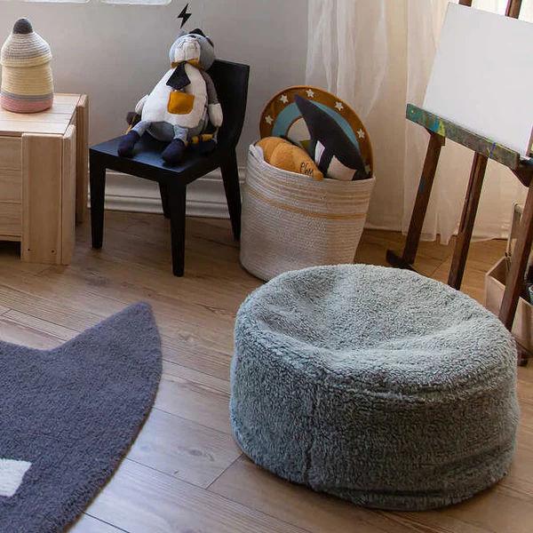 Actual product image Lorena Canals Pouf Chill Vintage Blue