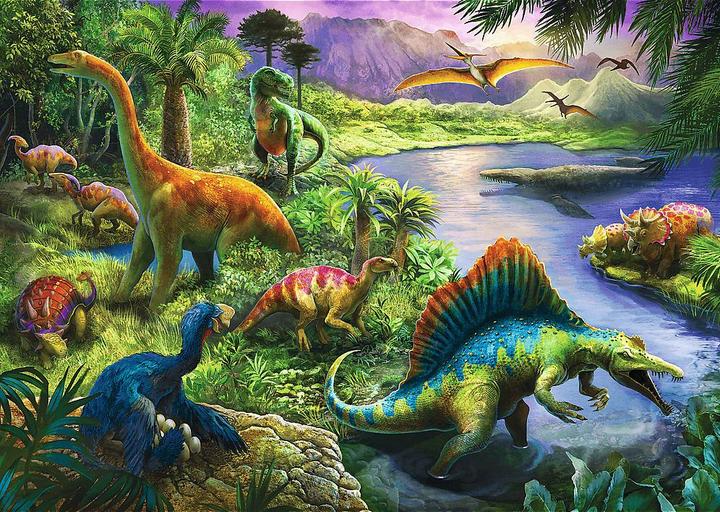 Actual product image Trefl Puzzle Dinosaur (200 pieces)