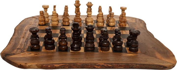 Actual product image Natura Punto Rustic chessboard with pieces