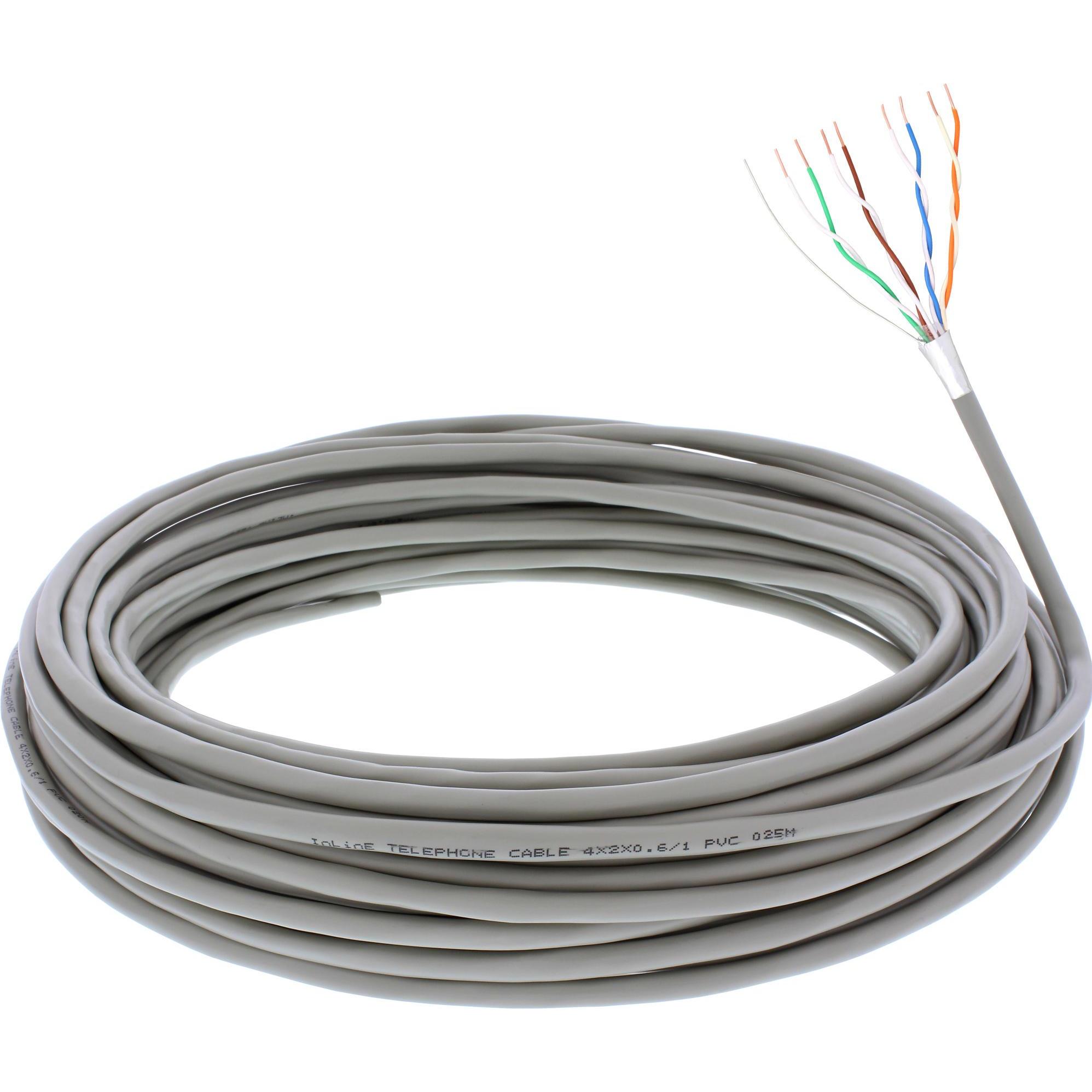 Thumbnail - InLine Telefon-Kabel 8-adrig, Telefon Zubehör