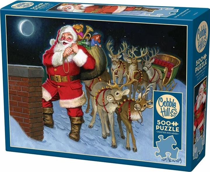 Image du produit Cobble Hill Puzzle 500 pièces XXL Pieces - Up on the Rooftop (500 pièces)