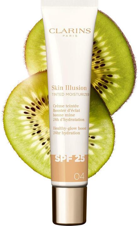 Produktbild Clarins Skin Illusion - Getönte Feuchtigkeitscreme Spf25 04 (Sonnencreme Gesicht, SPF 25, 40 ml)