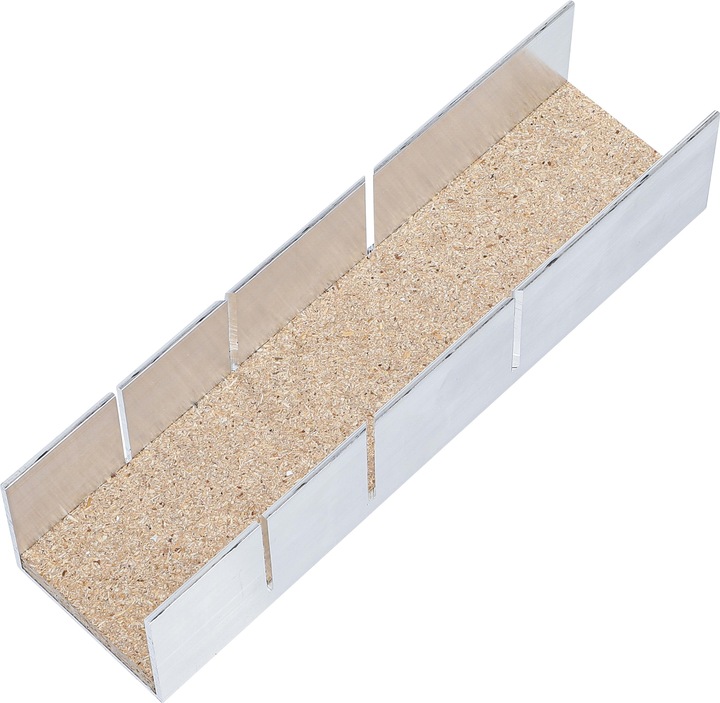 Immagine prodotto BGS Cassetta per tagli obliqui in alluminio | 245 x 65 x 55 mm
