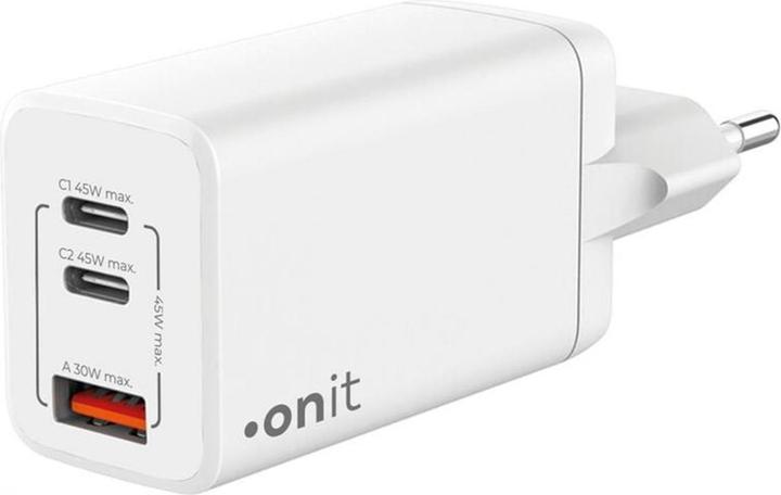 Onit USB-Wandladegerät Trial QC4+ 45 W GaN Weiss (45 W)