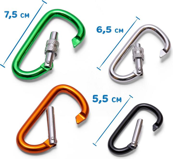 Immagine prodotto Simba Scout Metallkarabiner 4 Stück